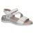Caprice White/Silver női szandál