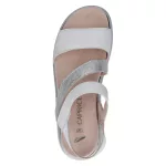 Caprice White/Silver női szandál