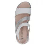 Caprice White/Silver női szandál